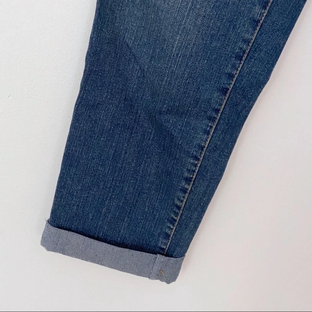 Style & Co. Cuffed Boyfriend Cropped Jeans - 8 Petite